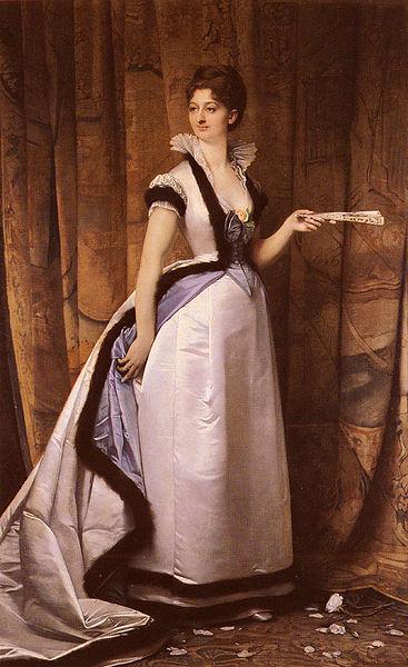 Lefebvre, Jules Joseph Portrait of a Woman oil painting image